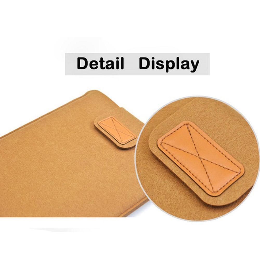 Fabric Envelope Pocket Wool Felt Pouch Capa Tablet Covers Sleeve Case