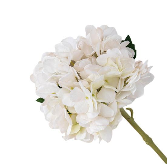 Simulation Hydrangea Beautiful Single Branch Non-withering Artificial Hydrangea Flower Wedding Hand Fake Hydrangea Flower Simulation Hydrangea