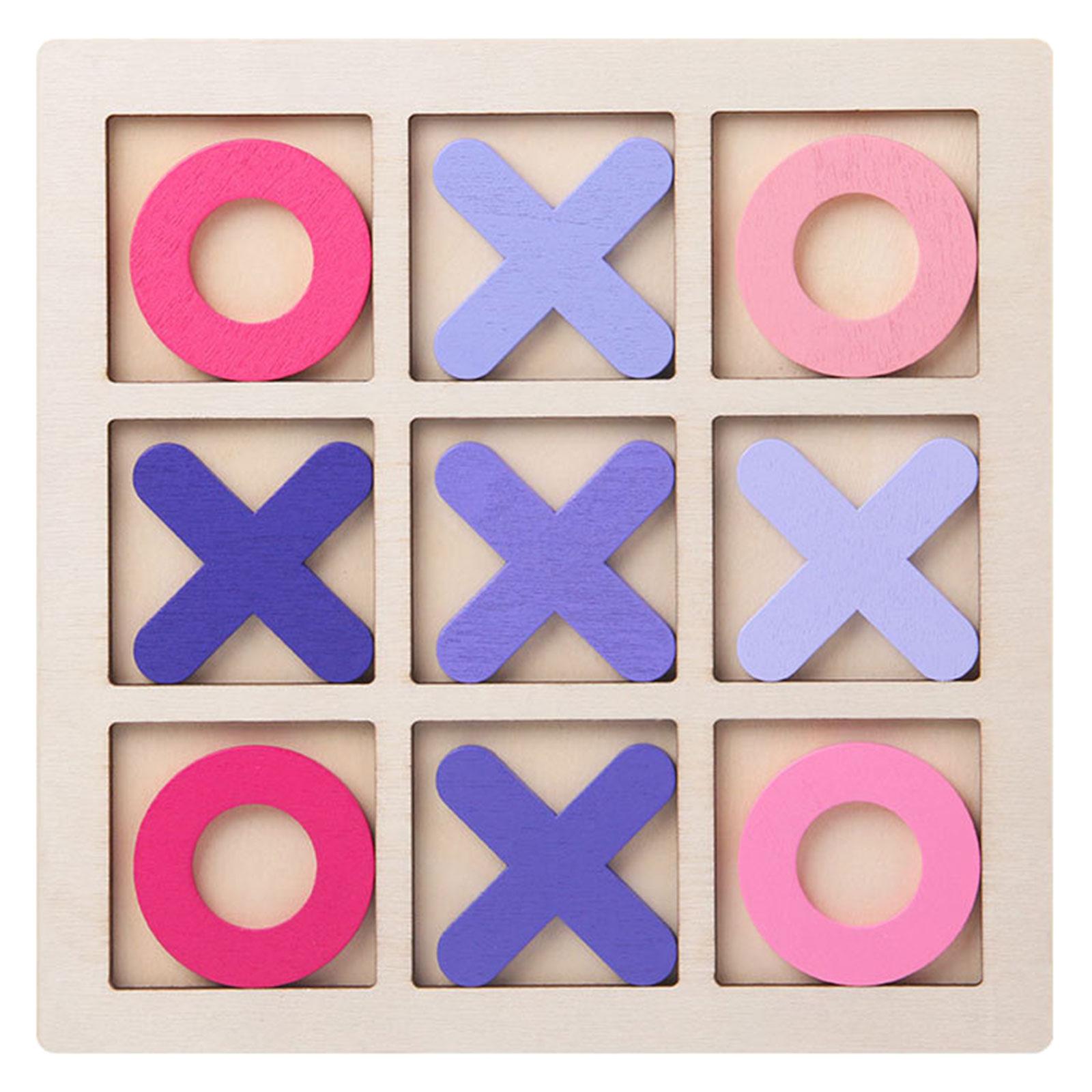 

Puzzle Chess Toy Table Wooden Board Game Parent-Child Interaction Game Board Educational Toy Birthday Gift for Kids рожевий