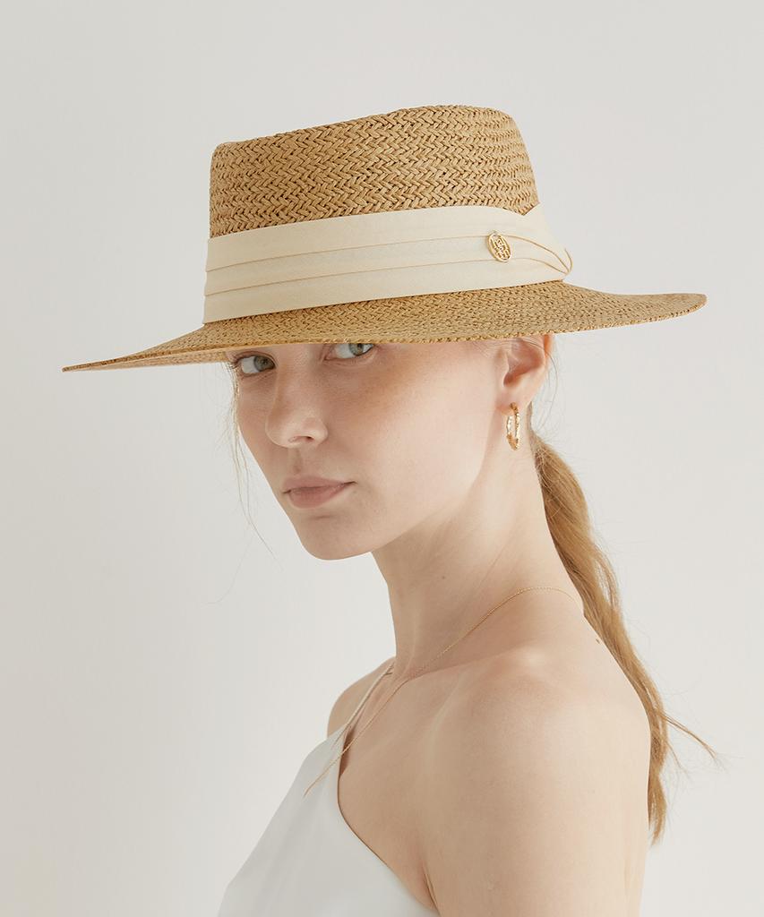 Hallen Classic Fedora Panama Hat (C026_Ivory)