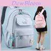 Stylish Unisex Nylon Backpack For Outdoor Travel Casual School With Comfortable Shoulder Straps