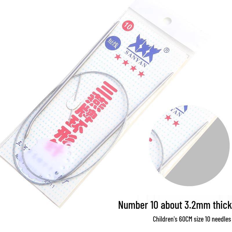 Sanyan Stainless Steel Circular Knitting and Crochet Needles Set