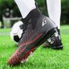 Professional Soccer Shoes Men Anti-slip Lightweight Football Boots Men Grass Training Long Stud Breathable Sports Shoes Men