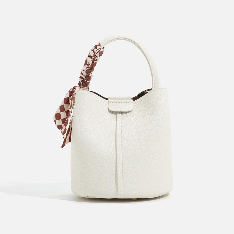 2025 Versatile Women's Fashion Scarf Bucket Handbag & Crossbody Bag
