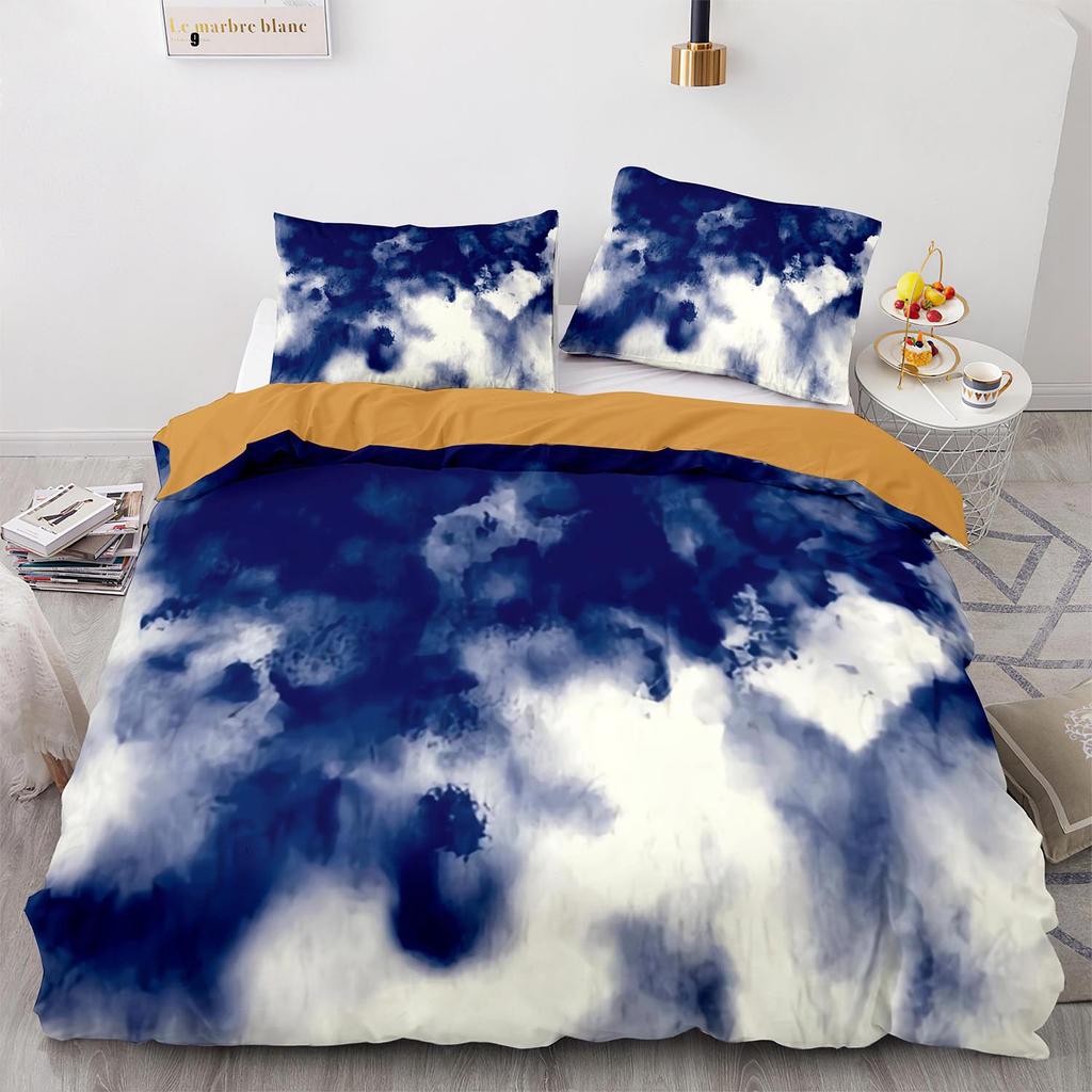 Digital Printing Three-Piece Rainbow Spiral Quilt Cover Size Quilt Cover 3D