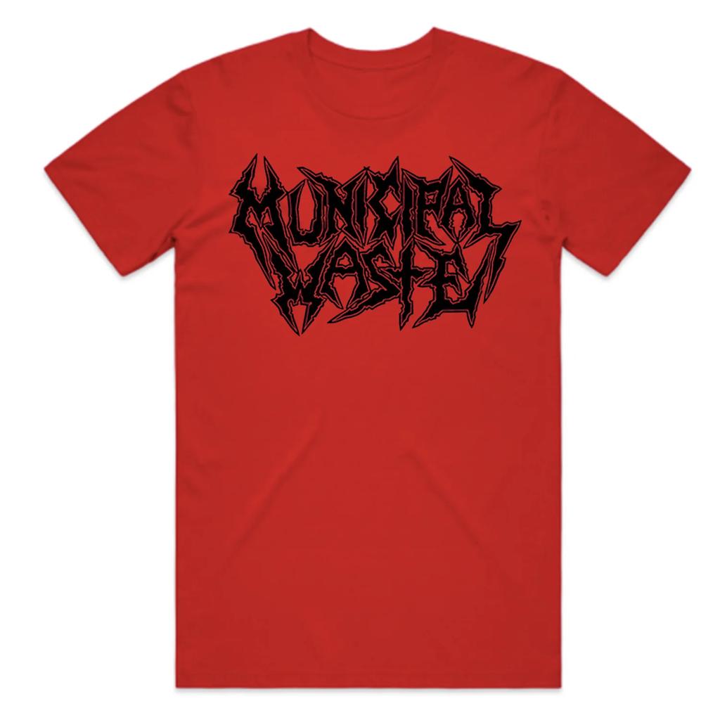 Municipal Waste Band Graphic Cotton Tshirt Unisex Unisex Women Short Sleeve Vintage Brand Retro Tee Streetwear Unisex