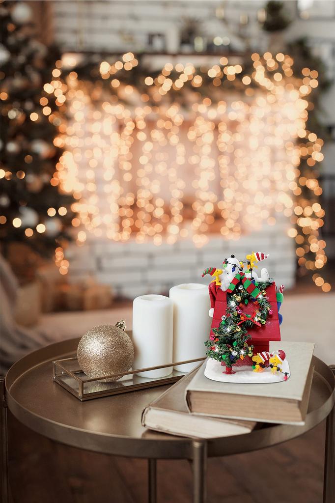 Department 56 Possible Dreams Peanuts Snoopy Doghouse Something Extra Light Figure Multicolor 7-Inch