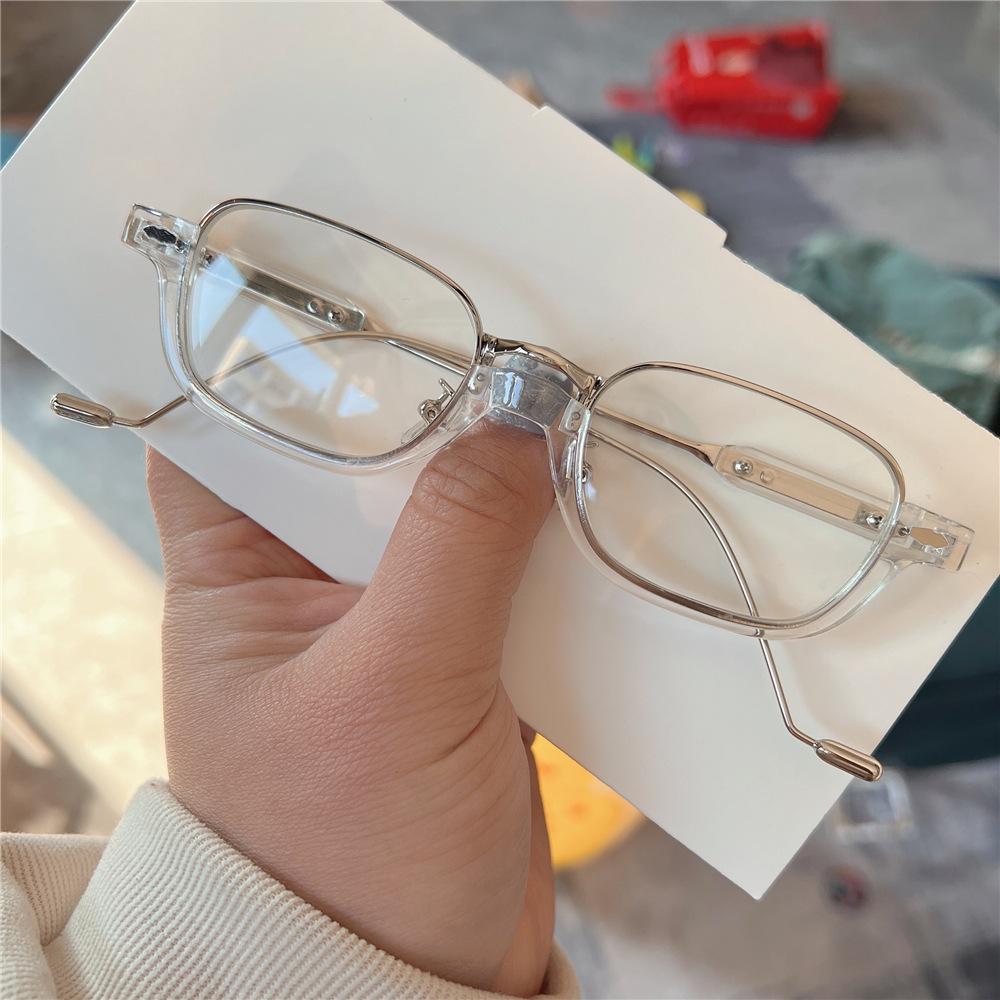 New Oval Sunglasses Women's Metal Mirror Leg Half Frame Sun Glasses Brand Designer Luxury Lady Eyewear UV400