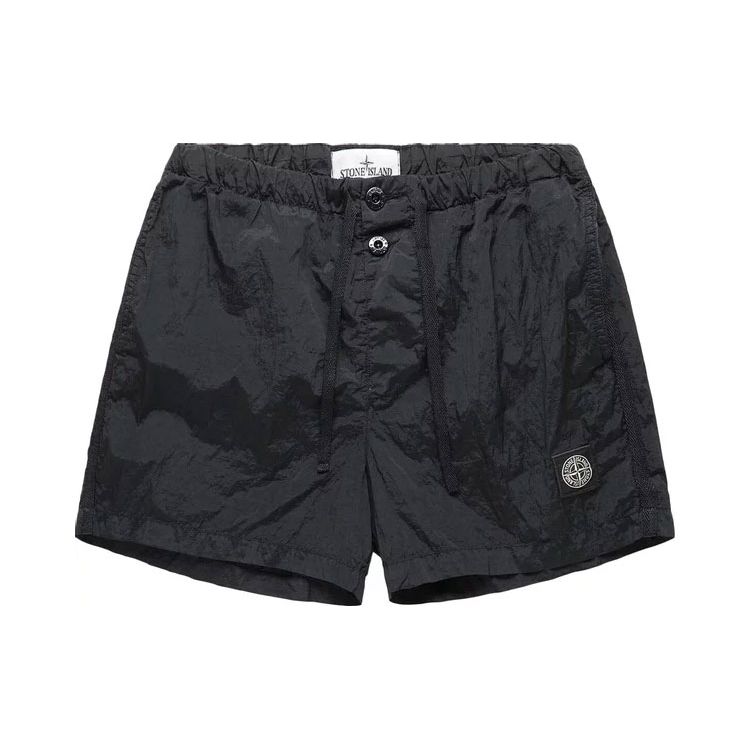 

Stone Island Nylon Metal Beach Shorts Black Men Bottoms 1015B0643-A0029 S
