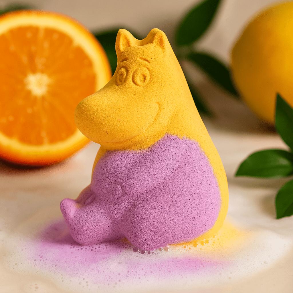Bath Bomb Foaming Hippo Shaped Citrus Crush 85g