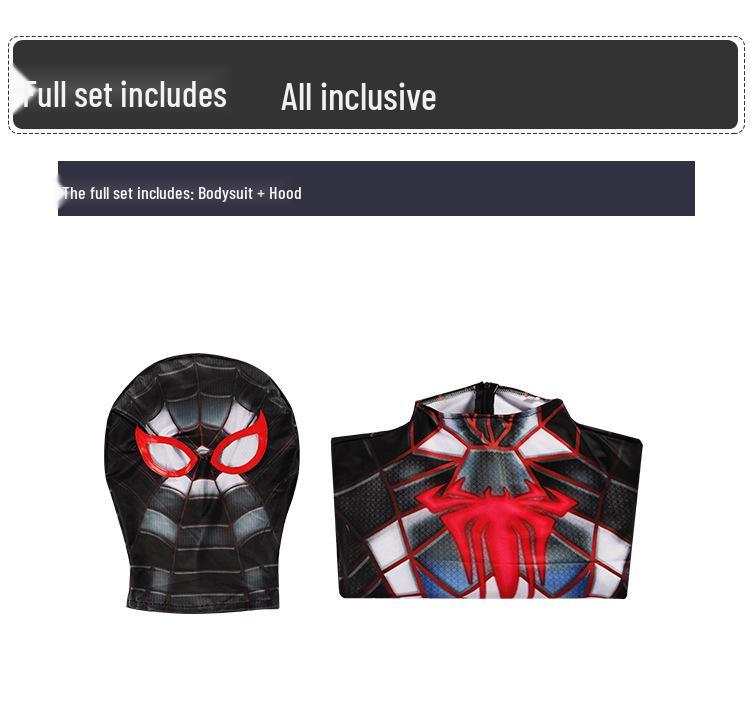 2099 Black Spider Bodysuit: Marvel Cosplay Costume for Stage & Halloween