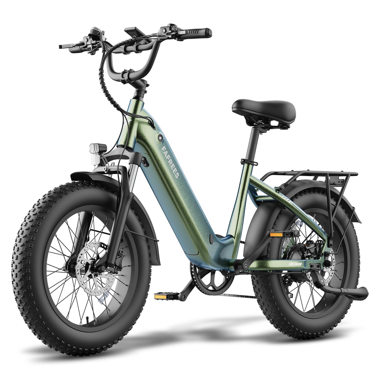 FAFREES F20 Rover Compacte Elektrische Fiets voor Volwassenen, 48V 20Ah Batterij, Hydraulische Schijfremmen,