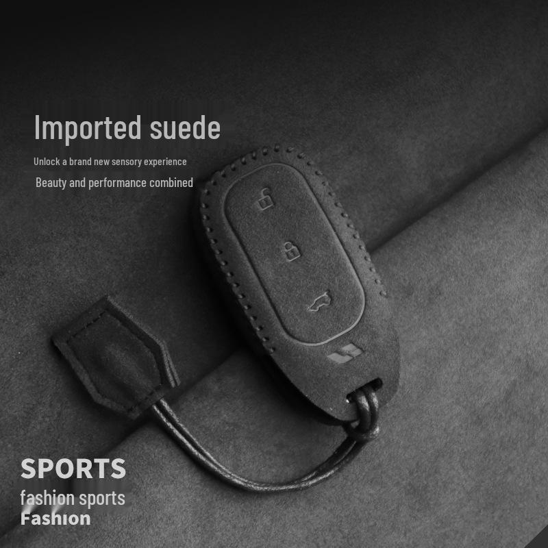 Universal Protective Suede Key Case for Ideal L6 Cars