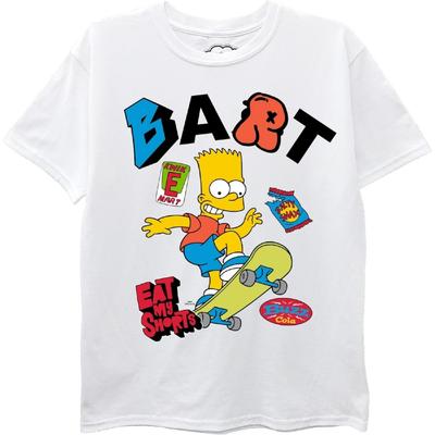 The Simpsons Boys Bart, Homer & Family Short Sleeve T-Shirt-Sizes 4-20