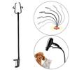 A84E-2Pcs Pet Hair Dryer Stand Fixed Bracket Dog Cat Grooming Support Frame Braces Shelf Accessories Care