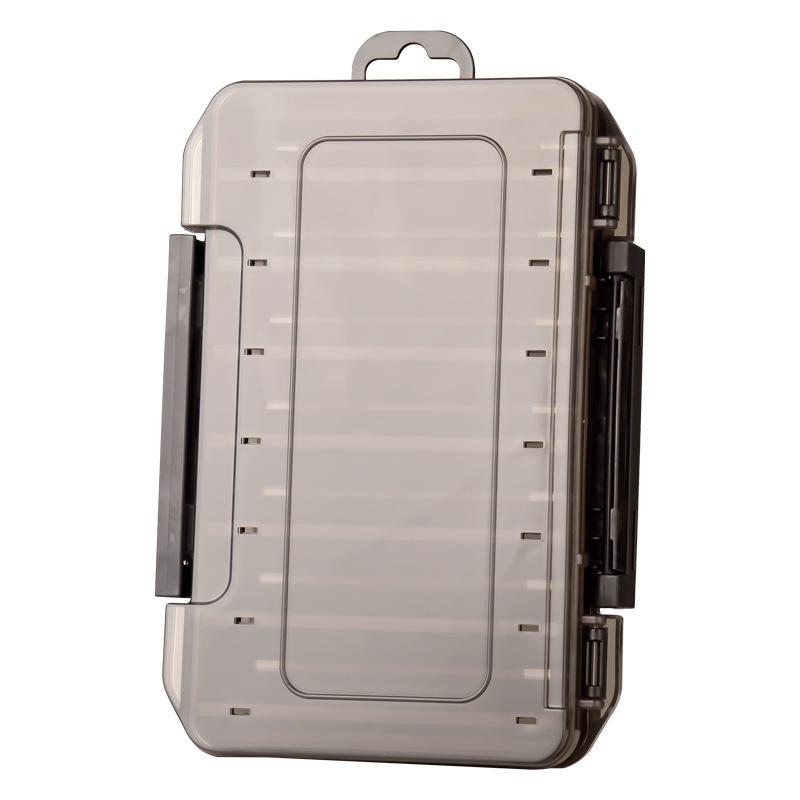 14 přihrádek Krabička na rybářské náčiní Oboustranný úložný organizér na nástrahy a háčky Rybářské příslušenství