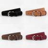 Leather Belt For Women With Zinc Alloy Buckle Stylish Casual And Office Wear