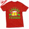 Cheers Fuckers Beer Mugs Unisex TShirt Funny Irish St Patricks Day Party Casual Wear Beer Lover Gift Festival Costumes Cotton Tee