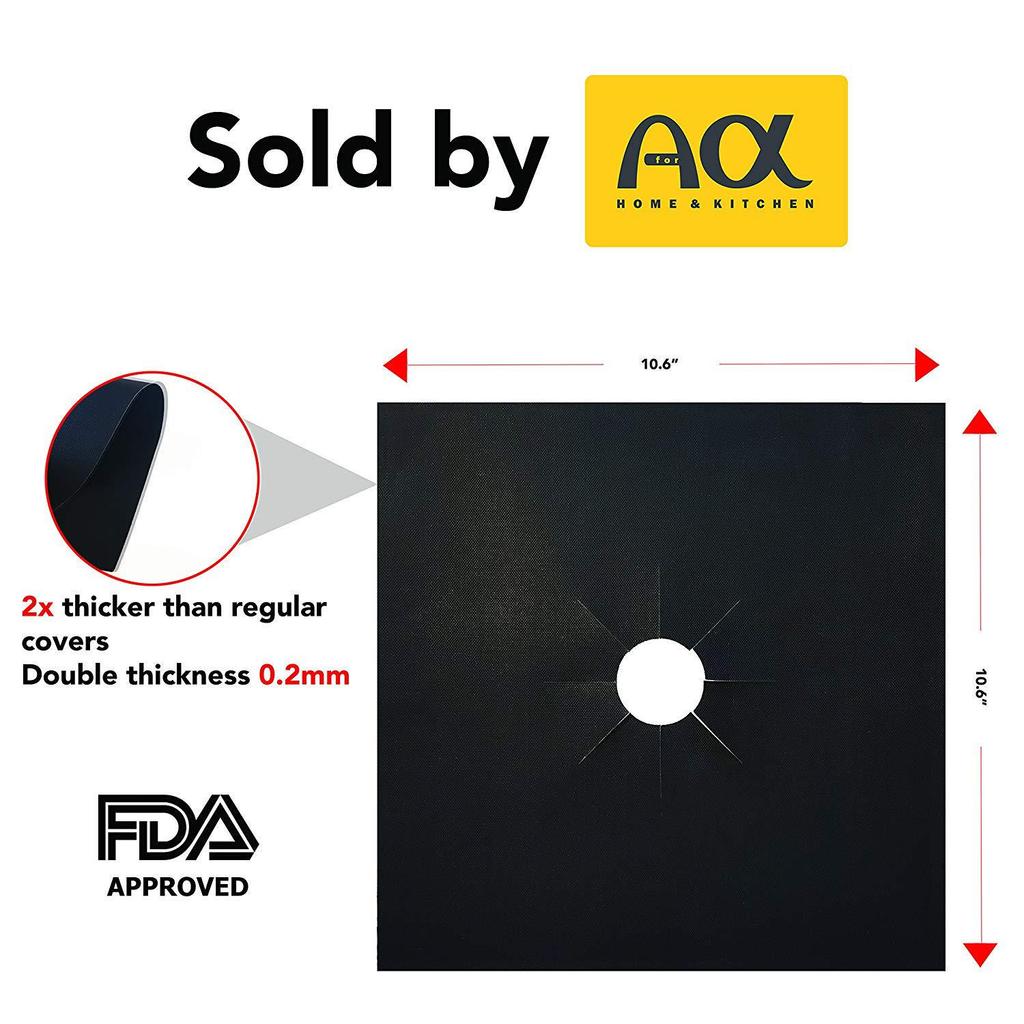 Teflon Anti-Fouling Gas Stove Protector Mat