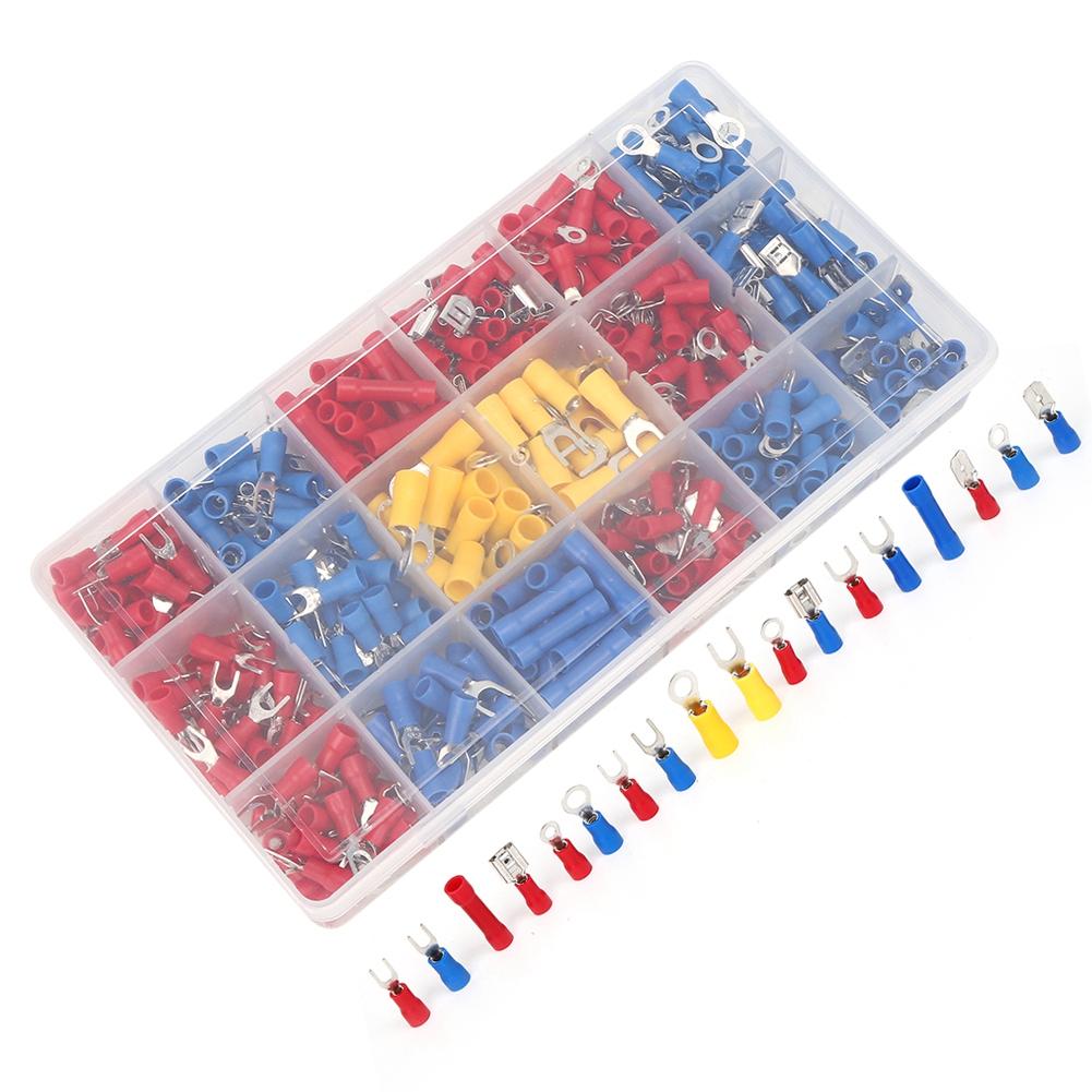 520 buc Terminal presat la rece Conector izolat cu conectare rapidă Accesoriu electric cu fir