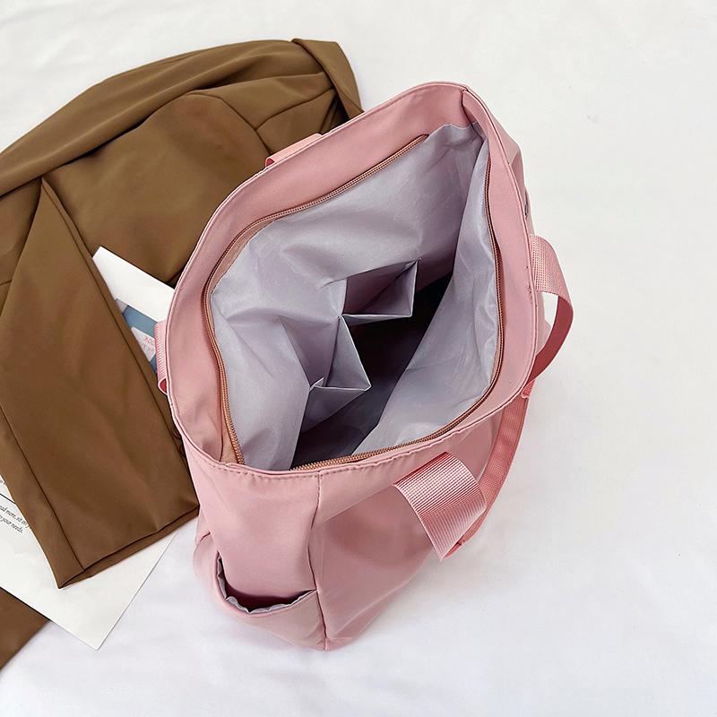 Women's Shoulder Bag Large Capacity Tote Bag Solid Color Underarm Bag