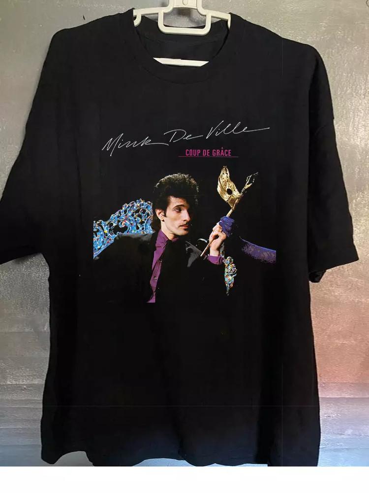 Mink DeVille Band Coup de grace Album T Shirt Full Size S-5XL Unisex T-Shirt M