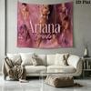 Ariana Grande Wall Tapestry Aesthetic Wall Hanging Printed Fabric Blanket Decorative Tapestries for Bedroom Living Room Home Decor