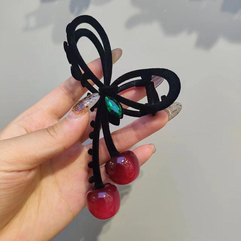Metal Cherry Blossom Design Hair Clip - Autumn/Winter Mori-kei Style