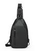 Men's Water-repellent Crossbody Chest Bag with USB Charging