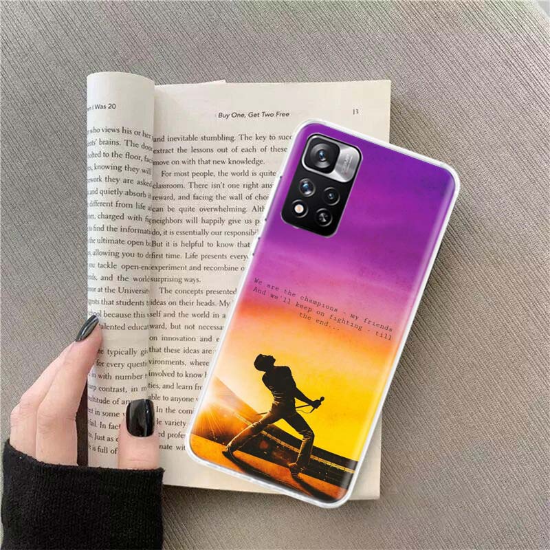 

Rock Funky Freddie Mercury Queen Phone Case For Xiaomi Redmi Note 14 Pro 12 Plus 12S 10 11 Pro 4G 5G 9T 9S 8T 10S 11T 11S 11E 9 Redmi Note 14 Pro 4G