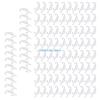 Set of 100 Smooth Operating Curtain Side Rails Pulleys for Easy Installation Curtain Track Rollers Gliders Hooks Set D57B