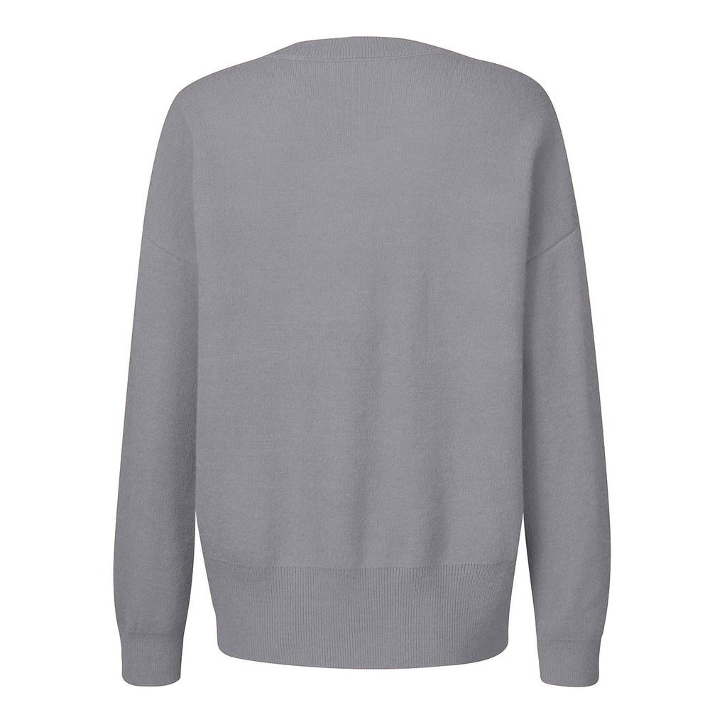 Women Retro Cashmer Knit Long Sleeve Single-breasted Star Sweater Cardigan Coats