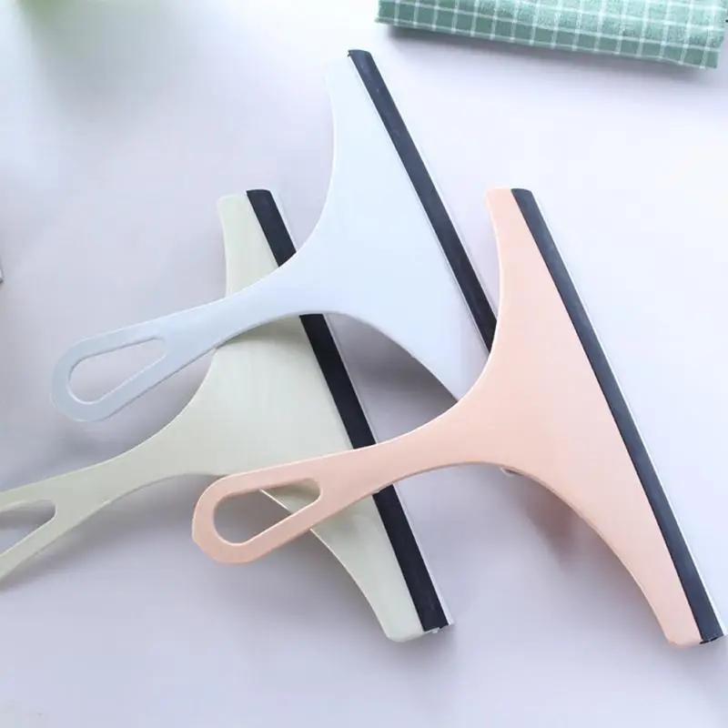 Silicone Water Wiper Plate Glass Cleaner Scraper Car Windshield Cleaning Squeegee For Car Windshield Window Bathroom Kitchen