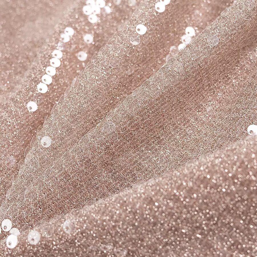 2024 Autumn Women's European & American Style Slim-Fit Halter Sequin Dress