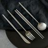 Reborn. J Mui Korean Silver Cutlery 4-Piece Set