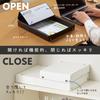 Raymay Fujii Desk Tray, Desktop Storage, Memory Tray, Large Size, Black VPP1291B