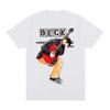 Sommer Neu Beliebter Sänger Basic T-Shirts BECK Vintage Y2k Damen T-Shirt Druck Baumwolle Streetwear Lässiges Lockeres T-Shirt Unisex Oberteile