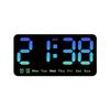 LED Digital Wall Clock With Large Numbers And Dual Alarm Function Electronic Digital Wall Clock