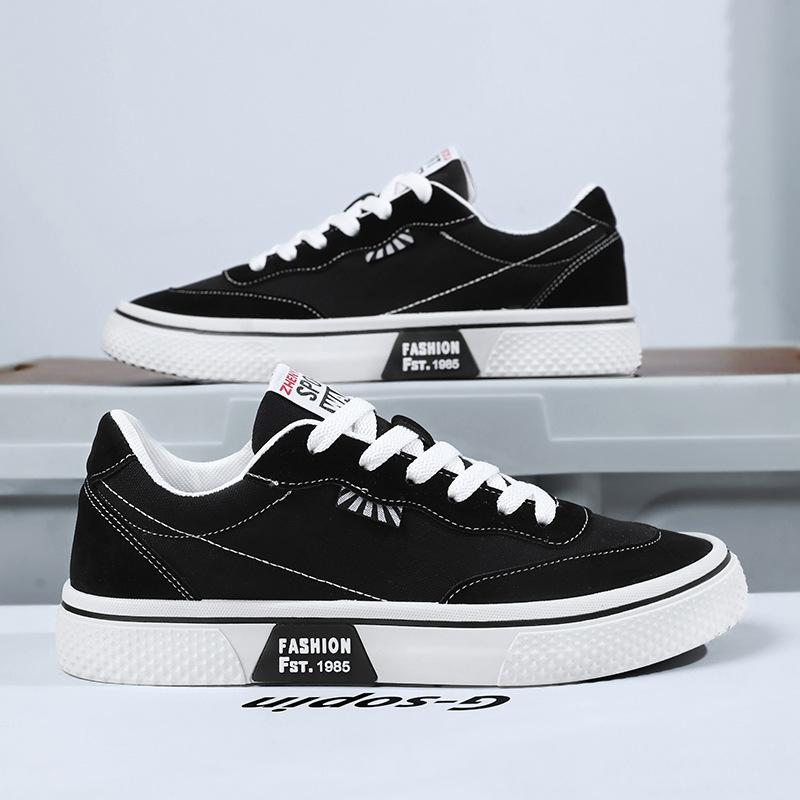 Pantofi de Pânză de Designer pentru Bărbați Pantofi Casual Trendy pentru Bărbați cu Talpă Vulcanizată Plată Pantofi Versatili de Exterior cu Șireturi Mocasini Confortabili pentru Condus