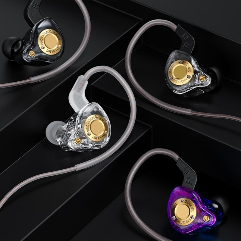 In Ear Wire Earbuds With 10mm Dynamic Driver And Inline Controls Headphones For Music And Gaming 3.5mm Earphones