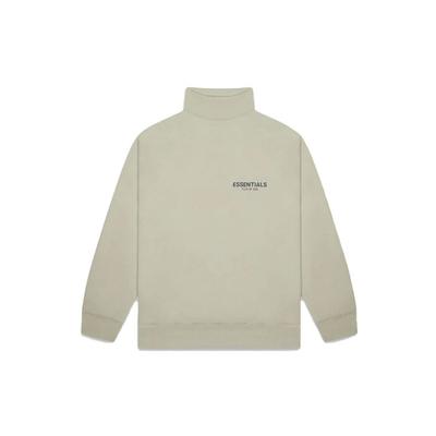 Fear of God Essentials FW20 Mock Neck Fleece Sweatshirt Men Sweatshirt Moss FOG-FW20-296