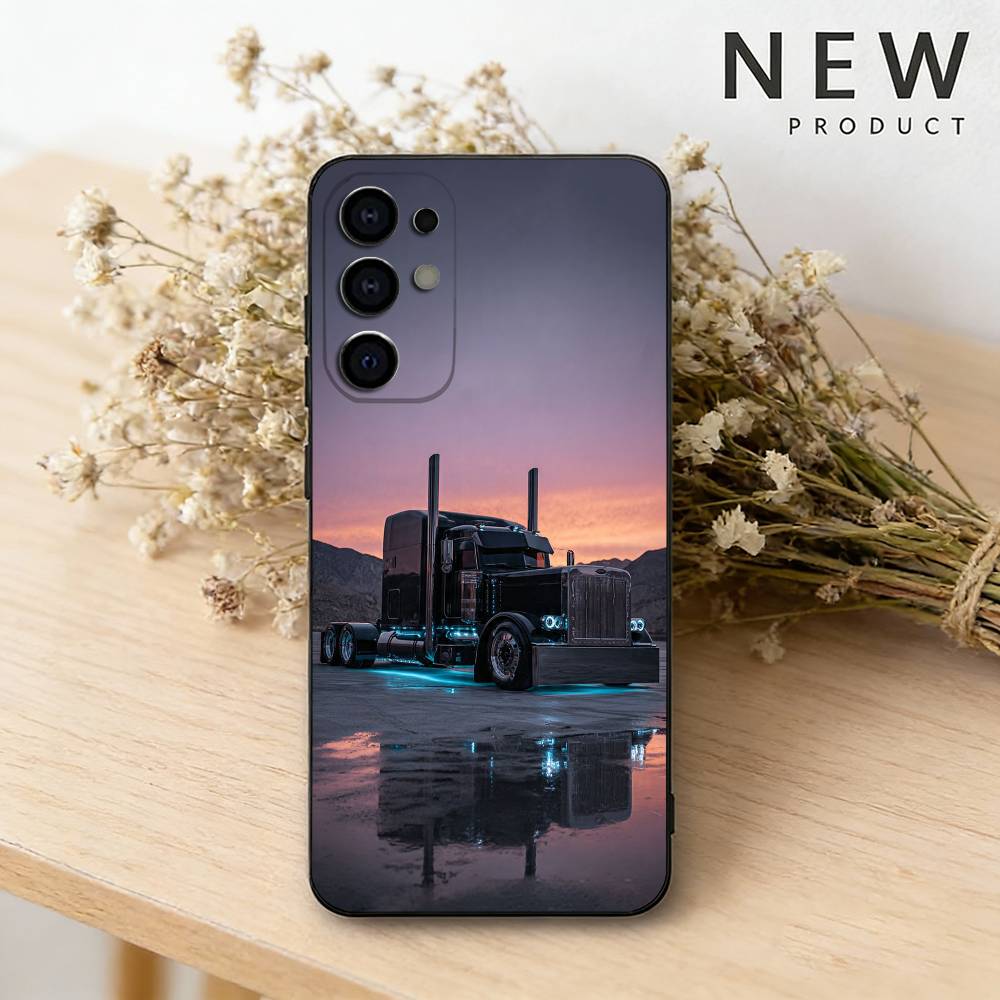 

Cool H-Heavy Truck Car phone Case For Samsung S26,25,24,21,22,23,30,20,Ultra,Plus,Fe,Lite Black Soft Cover Samsung S23ULTRA5G