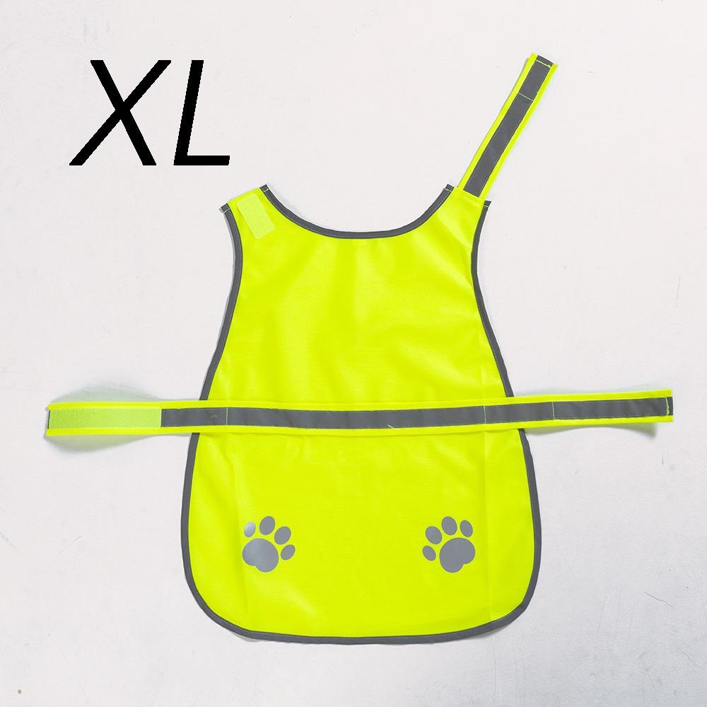 High Visibility Dogs Reflective Vest Ventilate Cozy Fluorescent Dog Vis Jacket Adjustable Night Safety Dog Coat