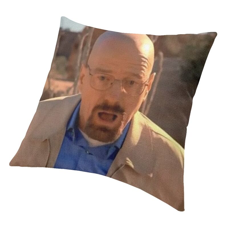 Breaking Bad Walter White Meme Cushion Cover Sofa Home Decorative Square Throw Pillow Cover 45X45Cm