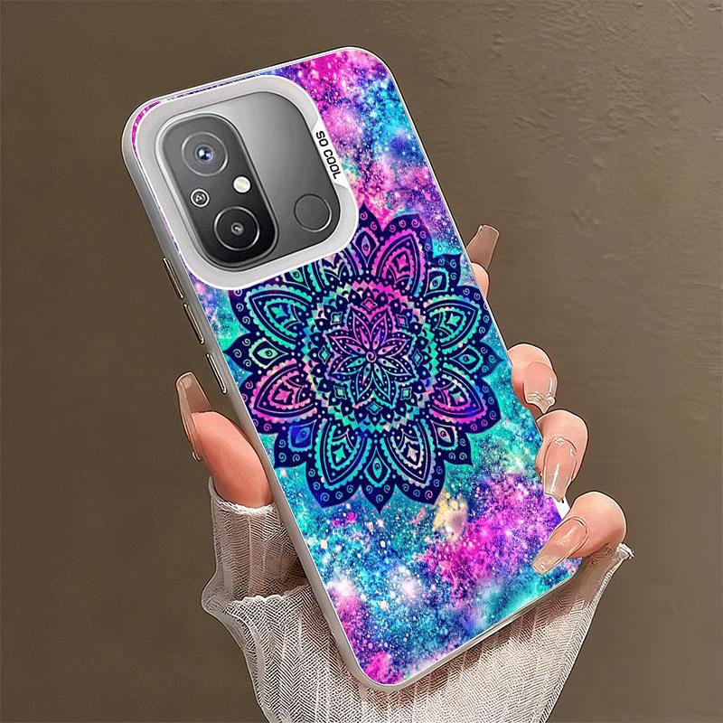 Mandala Sunflower Dreamy Style Shockproof Phone Case for Xiaomi Poco X7 X6 X5 X3 Pro F7 Ultra M8 Redmi 15C 15 14C 13C 12C 10C 13