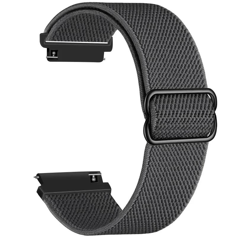 Nylon-Schlaufengurt für Garmin Forerunner 965 55 165 265/Active 6-5/Venu 3-2 Huawei Watch 5-4 Armband für Garmin Approach S50