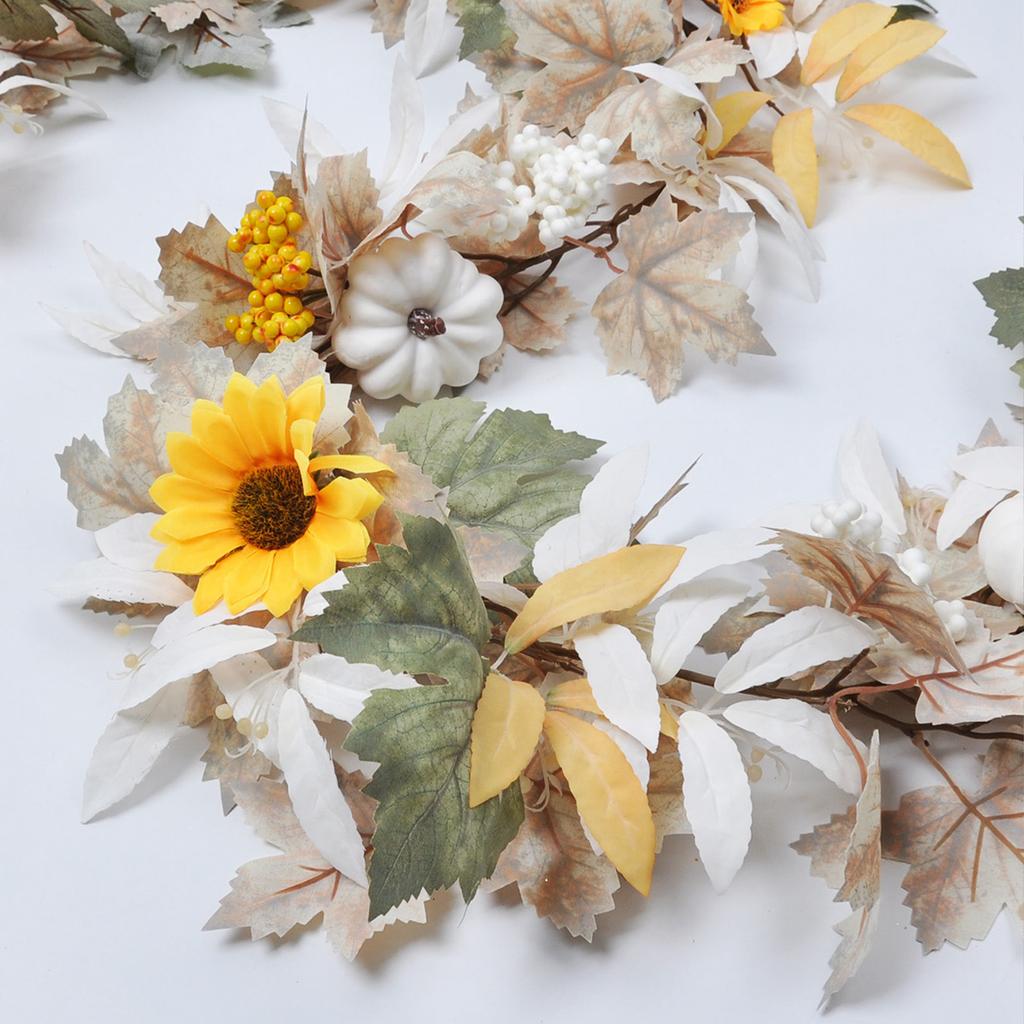 Rotin Artificiel Pour Décoration de Fêtes, Murs Extérieurs de Maison, Décoration de Cour, Guirlandes de Fleurs Suspendues