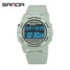 Sanda Unisex Multifunctional Electronic Sport Watch for Students