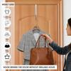 Door Hooks Portable No Drilling Organizer Over The Door Clothes Drying Rack For Coats Scarf Keys Laundry Bedroom Dorm Living