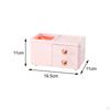 Cute Desk Organizer Makeup Brush Holder Multifunctional Home Decoration Storage Box Stationery Caddy